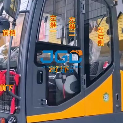 Γυαλί εκσκαφέα C75W καμπίνα μπροστινό γρανάζι γυαλί πόρτα και παράθυρο πίσω αυτοκινήτου Ολόκληρο όχημα σκληρυμένο τζάμι