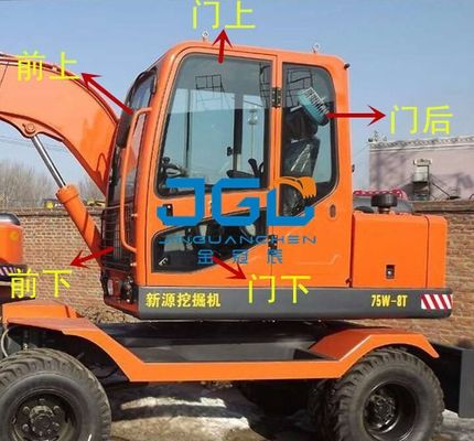 Πόρτες γυαλιού εκσκαφέων XY75W-9T 85W-8T και παράθυρα που αφήνονται και σωστός μπροστινό και πίσω μέρος ανεμοφράκτης φεγγιτών