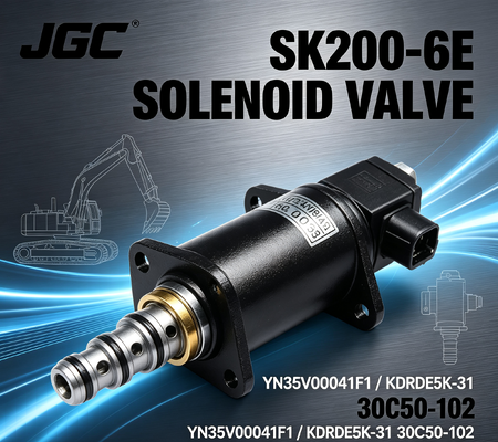 Ηλεκτροβαλβίδα Εκσκαφέα SK200-6E YN35V00041F1 KDRDE5K-31 30C50-102