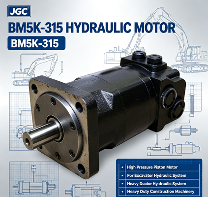 BM5K-315 Υδραυλικός κινητήρας Υψηλής πίεσης κινητήρας έμβολο για εξορυκτήρα Υδραυλικό σύστημα Εργαλεία κατασκευής βαρέων βαρών
