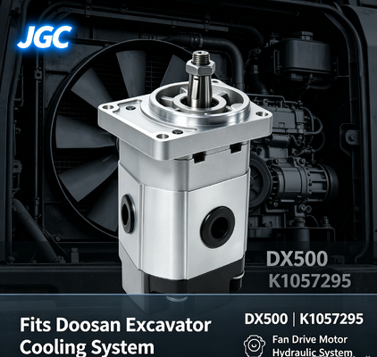 Κ1057295 DX500 Υδραυλικός ανεμιστήρας κινητήρας, υψηλής απόδοσης εκσκαφικά ανεμιστήρα υδραυλικός κινητήρας για εκσκαφικά Doosan