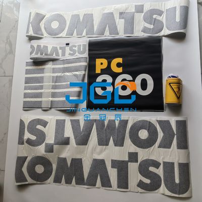 Εξωτερική αυτοκόλλητη ετικέττα εκσκαφέων ανταλλακτικών PC360 εκσκαφέων αυτοκόλλητων ετικεττών σώματος