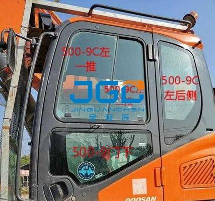 DH215-7 215-9 80G Καμπίνα εκσκαφέα γερανού μπροστινό παρμπρίζ πίσω από την κάτω πόρτα