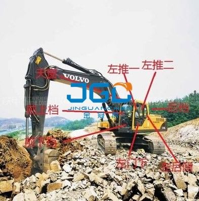 EC120Blc 140B Εκσκαφέας Μπροστινές και Πίσω Πόρτες και Παράθυρα Αριστερά και Δεξιά Παρμπρίζ από πλαστικοποιημένο τζάμι