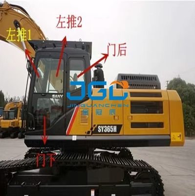 Εκσκαφέας 135C-8 135C-9 215C-9 365H Μπροστινό γρανάζι Downgear Συρόμενη πόρτα Δεξιός βραχίονας γυαλί