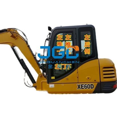 XE60D Εκσκαφέας Μπροστινό παρμπρίζ Μπροστινό Κάτω Πόρτα Φεγγίτης Δεξιός βραχίονας σκληρυμένο γυαλί