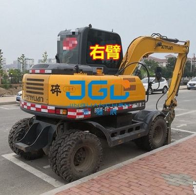 XYB75W-9 XYB75W-8T Γυάλινη καμπίνα εκσκαφέα Μπροστινή κάτω συρόμενη πόρτα στην πίσω πλευρά του δεξιού βραχίονα σκληρυμένο γυαλί