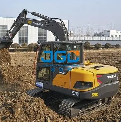 EC75D Γυαλί εκσκαφέα εμπρός επάνω και κάτω αριστερή πόρτα Push Πίσω παρμπρίζ Δεξιά μεγάλος φεγγίτης