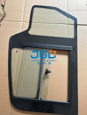 75S-9 75X Excavator Glass Ολόκληρο τζάμι πόρτας με ενσωματωμένα εξαρτήματα μικρού παραθύρου