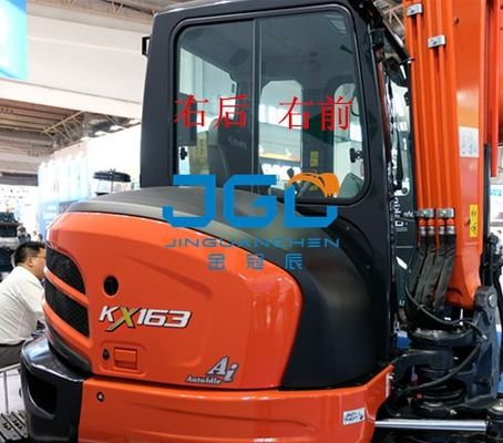 Kx163-5 οπίσθια οθόνη εργαλείων εκσκαφέων μπροστινή που αφήνονται και ανεμοφράκτης σωστών πορτών και παραθύρων