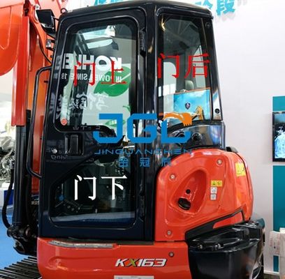 Kx163-5 οπίσθια οθόνη εργαλείων εκσκαφέων μπροστινή που αφήνονται και ανεμοφράκτης σωστών πορτών και παραθύρων