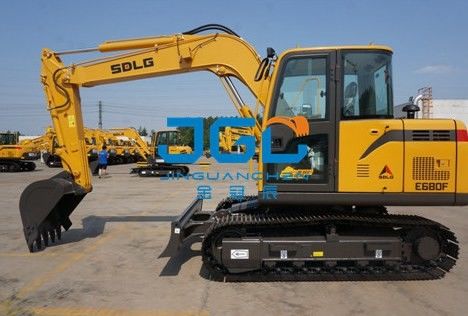 Αλεξήνεμο εκσκαφέων E680F 675F μπροστινό και πίσω μέρος που αφήνονται και σωστό γυαλί παραθύρων