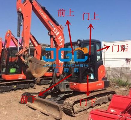 Kx165-5 οπίσθιο φραγμό εργαλείων εκσκαφέων τον μπροστινό που αφήνονται και σωστές πόρτες και παράθυρα τον ανώτερο και χαμηλότερο ανεμοφράκτη
