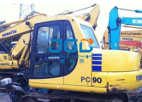 PC90 Εκσκαφέας μπροστινή στάση πίσω στάση αριστερά και δεξιά παράθυρα και άνω και κάτω παρμπρίζ