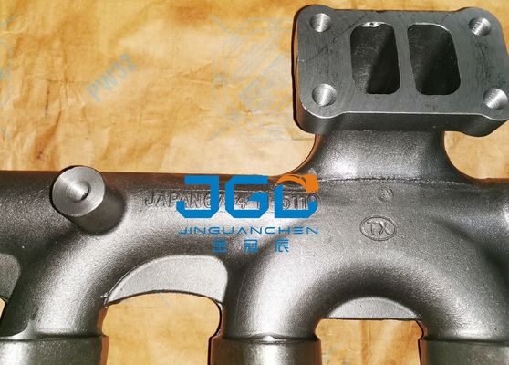 6D107 Τμήματα κινητήρων ντίζελ Σύντομο σωληνάριο εξάτμισης 6754-11-5110