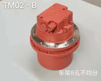Ταξιδιωτικός κινητήρας TM02 GM02 Τελική κίνηση Assy Πλανητική ταχυτήτα μειωτής ταχύτητας κινητήρα κιβώτιο ταχυτήτων μειωτής για το περιτύλιγμα εξορυκτήρα