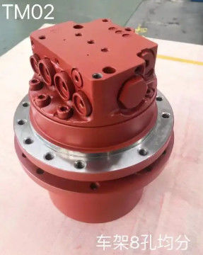 Ταξιδιωτικός κινητήρας TM02 GM02 Τελική κίνηση Assy Πλανητική ταχυτήτα μειωτής ταχύτητας κινητήρα κιβώτιο ταχυτήτων μειωτής για το περιτύλιγμα εξορυκτήρα