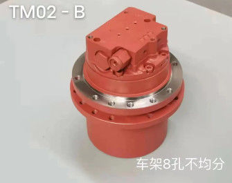 Ταξιδιωτικός κινητήρας TM02 GM02 Τελική κίνηση Assy Πλανητική ταχυτήτα μειώτρια ταχύτητας κινητήρα κιβώτιο ταχυτήτων μειώτρια για εξορυκτήρα 10F2