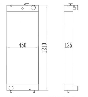 PC300-8 207-03-75121 Ραδιενεργός για εργοστάσιο εξορυκτών άμεση πώληση υψηλής ακρίβειας