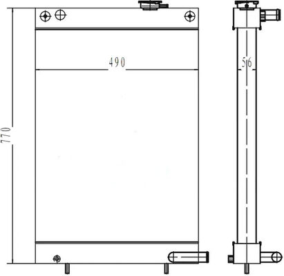440211-00175 DH80-7 Νέο μοντέλο DX80 ψυγείο εξορυκτήρα υψηλής ποιότητας