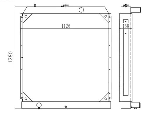 DH500-7D Ραδιενεργός εξοπλισμός εκσκαφής 202-00077E 13F51000 202-00077C με αλουμίνιο