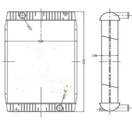 Υψηλής ποιότητας ψυγείο 11110705 EC240B EC290B Για εξορυκτήρα