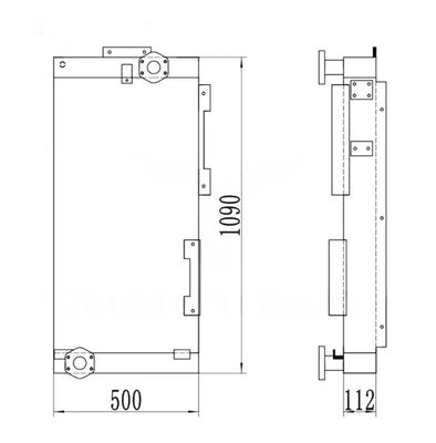 R210LC-9 R210NLC-9 R250LC-9 R210W-9 R215-9 Ψυκτικό πετρελαίου 11Q6-40640 Για εξορυκτήρα