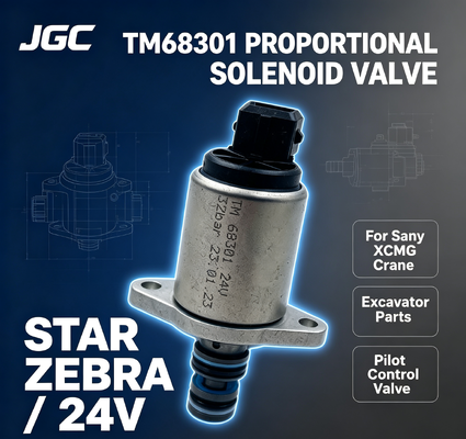 STAR ZEBRA TM68301 Ανταλλακτικά Εκσκαφέα Νέα Ηλεκτροβαλβίδα Αναλογικού Ελέγχου Thomas για Γερανούς Sany XCMG 24V για Βιομηχανίες Λιανικής