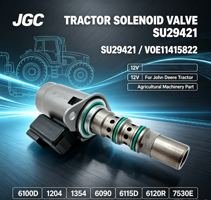 SU29421 VOE11415822 Σολενοειδής βαλβίδα 12V για ελκυστήρα 6100D 1204 1354 6090 6115D 6120R 7530E Μέρος γεωργικών μηχανών