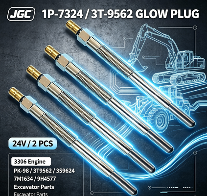 1P-7324 3T-9562 24V Μπουζί 2 ΤΕΜ 3306 Μηχανή SONOCMP Μπουζί Diesel για PK-98 3T9562 3S9624 7M1634 9H4577 Ανταλλακτικά Εκσκαφέα
