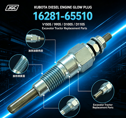 16281-65510 Φωτεινή πρίζα για κινητήρα ντίζελ Kubota V1505 D905 D1005 D1105 Αντικατασκευαστικά μέρη τρακτέρ σκάφους