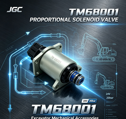 ΤΜ68001 Μηχανικά εξαρτήματα εκσκαφέα 24V 20bar Αναλογική σολενοειδή βαλβίδα εκσκαφέα